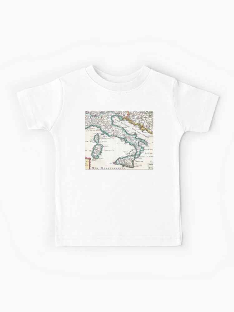 Sicily souvenir t-shirts map design