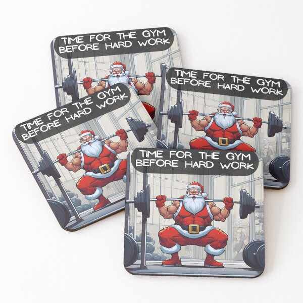 Item preview, Meme Santa Claus! Time for the gym before hard work! designed and sold by TheDarkStone.