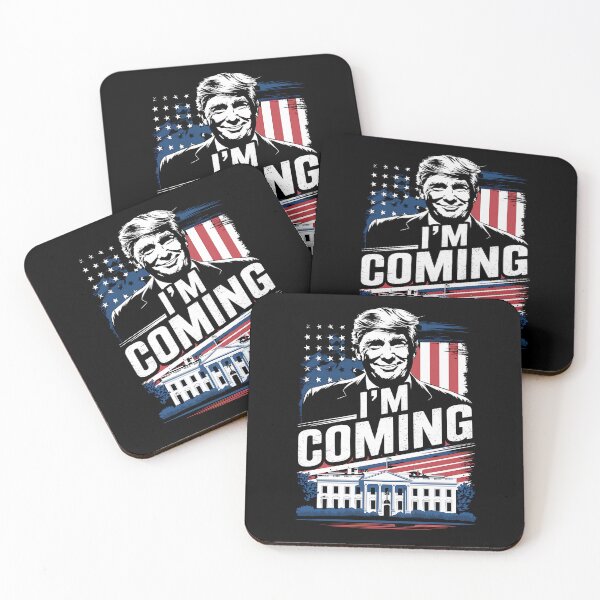 Item preview, I'M Coming - Donald Trump designed and sold by Roy & Tiffany.