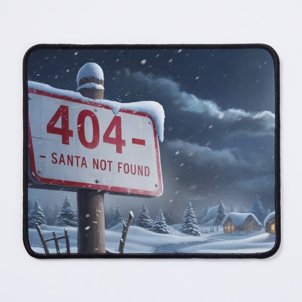 Item preview, 404 – Santa Not Found - Tech Humor designed and sold by eXtraHumans.