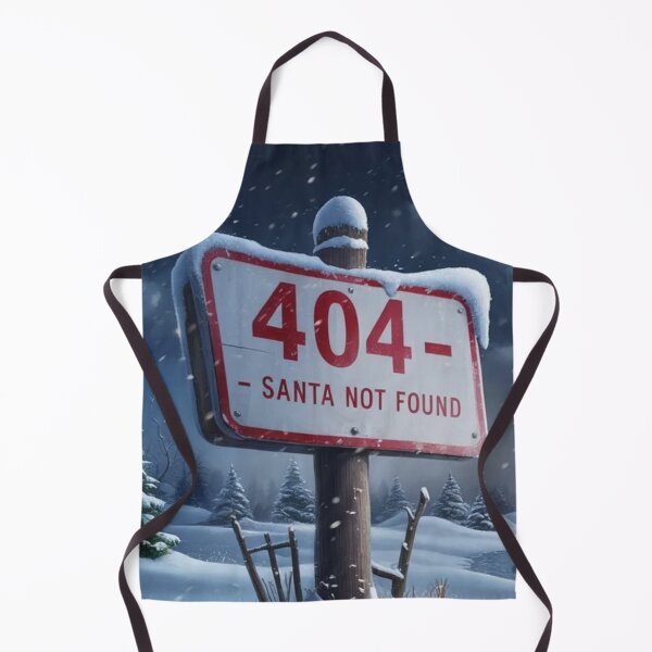 Artikelvorschau, 404 – Weihnachtsmann nicht gefunden – Tech-Humor entworfen und verkauft von eXtraHumans.
