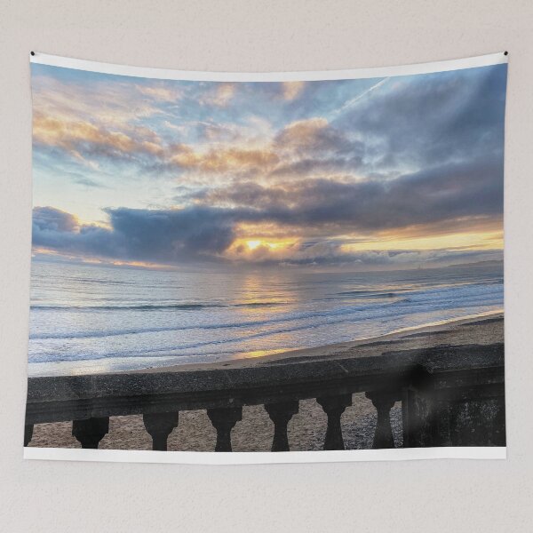 Item preview, November sunrise over the promenade at Blyth  designed and sold by Violaman.