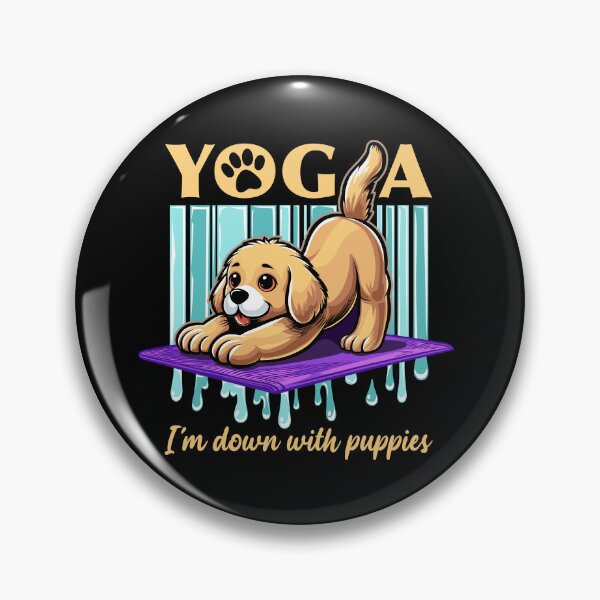 Item preview, Yoga - I'm down with Puppies Dog Pose Design designed and sold by SunNoonPark.