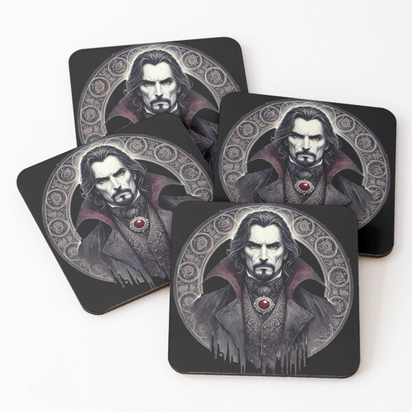Item preview, Castlevania Netflix Dracula Vlad Tepes Watercolored Gothic designed and sold by FanArtisan.