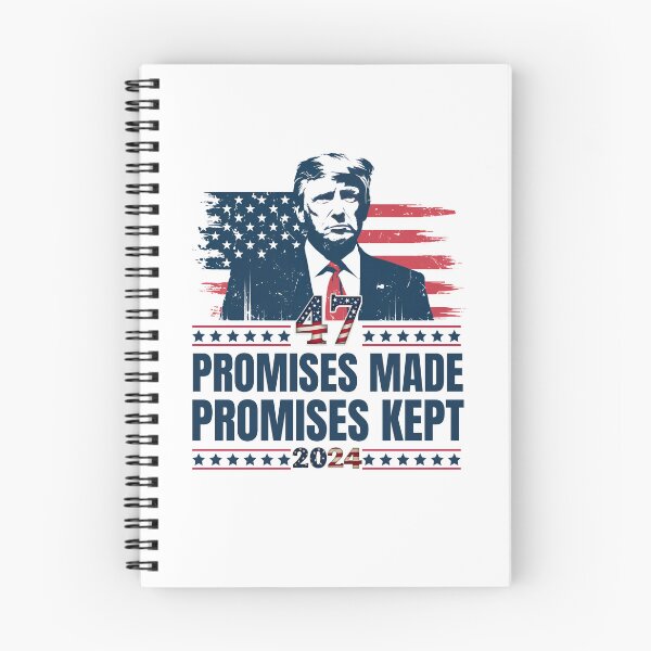 Item preview, Promises Made Promises Kept - Donald Trump designed and sold by Roy & Tiffany.