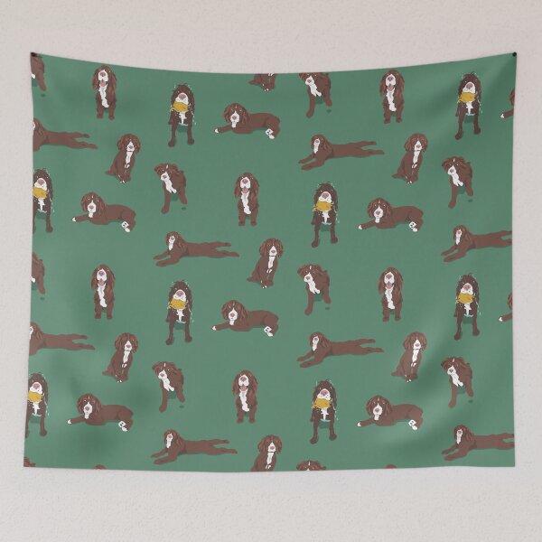 Item preview, Cocker Spaniel Pattern designed and sold by Tilly Scribbles.