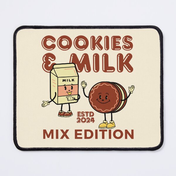 Item preview, Cookie and milk designed and sold by Peerless-Prime.