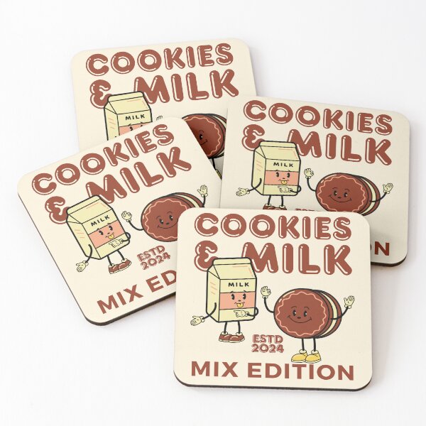 Item preview, Cookie and milk designed and sold by Peerless-Prime.