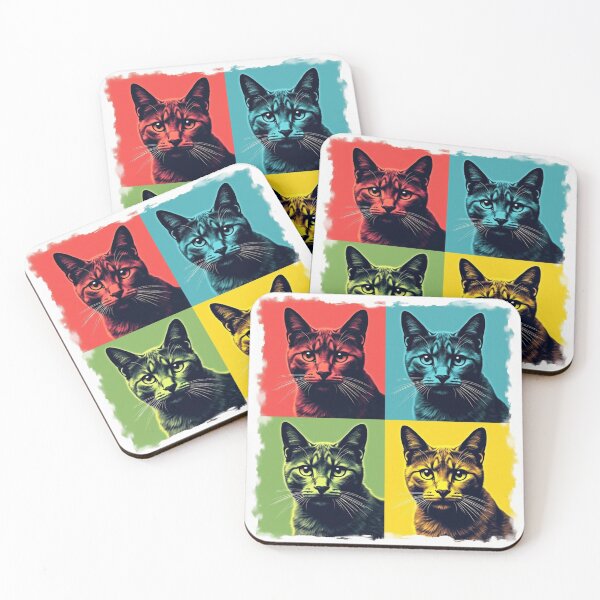 Item preview, Kitty Pet Black Cat Funny Retro Stylish Pop Art Lover Animals designed and sold by Kia Blaze.