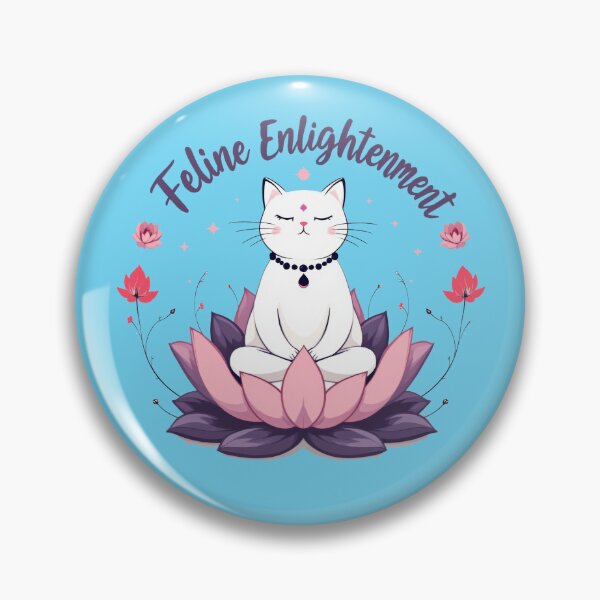 Item preview, Iluminación felina | Meditación zen para gatos designed and sold by Iskander369.