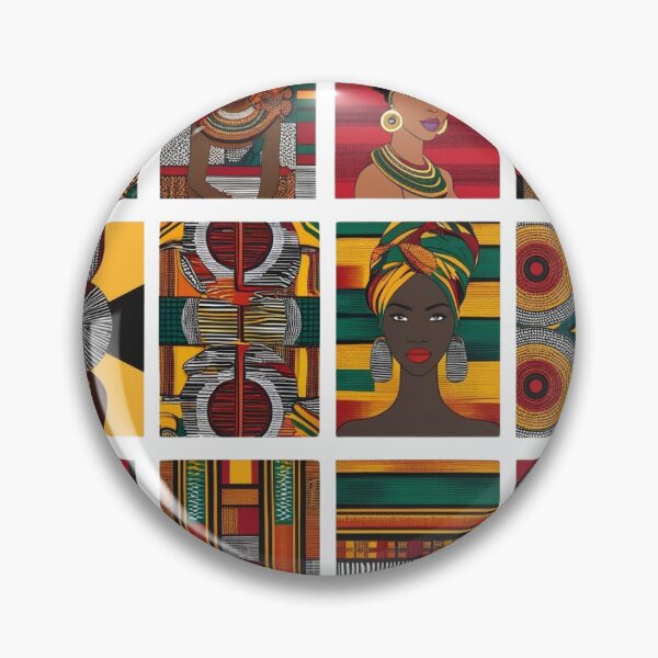 Item preview, Reina de África: arte africano de belleza audaz y colorida designed and sold by VusiK.
