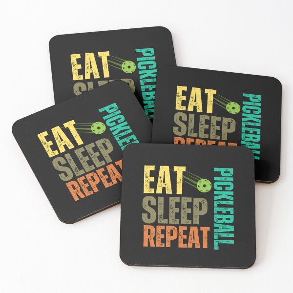 Item preview, Colorful Eat Sleep Repeat Pickleball designed and sold by AlienOccupation.