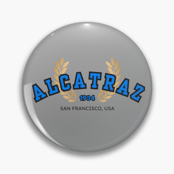 Item preview, Alcatraz Prison “Varsity,” Blue and Black designed and sold by UNK-Fatigues.