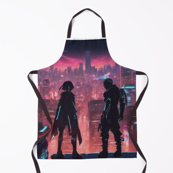 Item preview, Anime Rooftop Standoff – Intense Cityscape Showdown designed and sold by MarkLines.