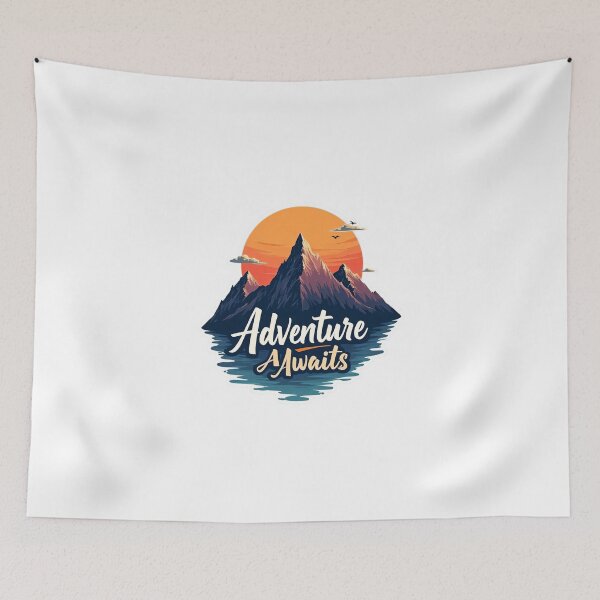 Item preview, Adventure Awaits – Inspirational Travel Design designed and sold by ArtCreator2023.