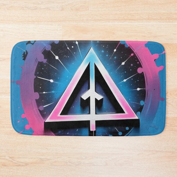 Item preview, Neon Geometric Arrow in Cosmic Splash designed and sold by WILD-WILD-CAT.