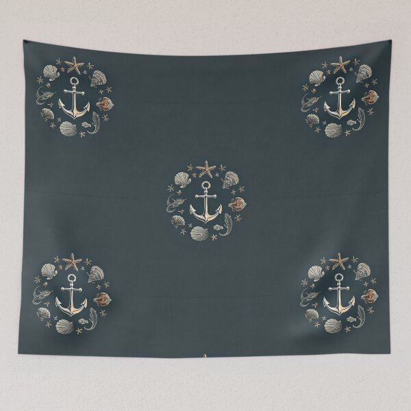Item preview, Ocean Treasures: A Minimalist Maritime Pattern designed and sold by AmuraLumina.