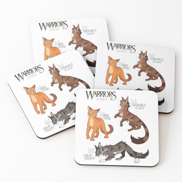 Item preview, Firestar, Brambleclaw and Hawkfrost from Warrior Cats, Sunset designed and sold by Chycero.