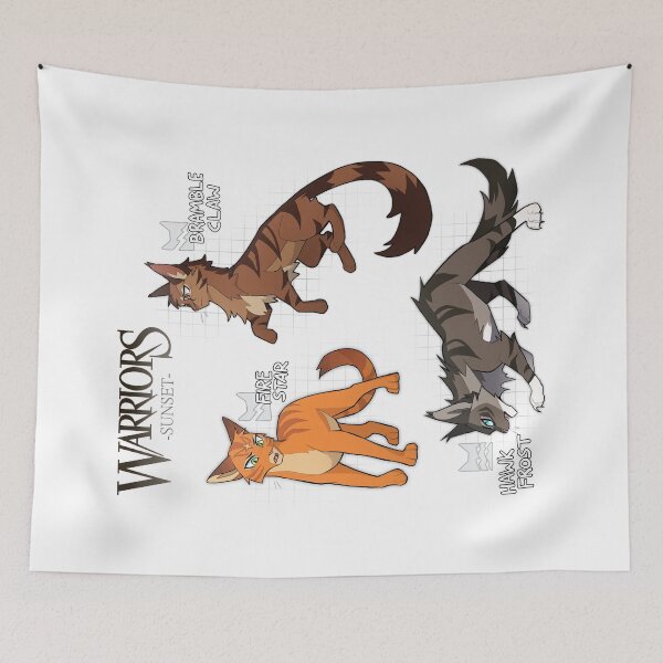 Item preview, Firestar, Brambleclaw and Hawkfrost from Warrior Cats, Sunset designed and sold by Chycero.