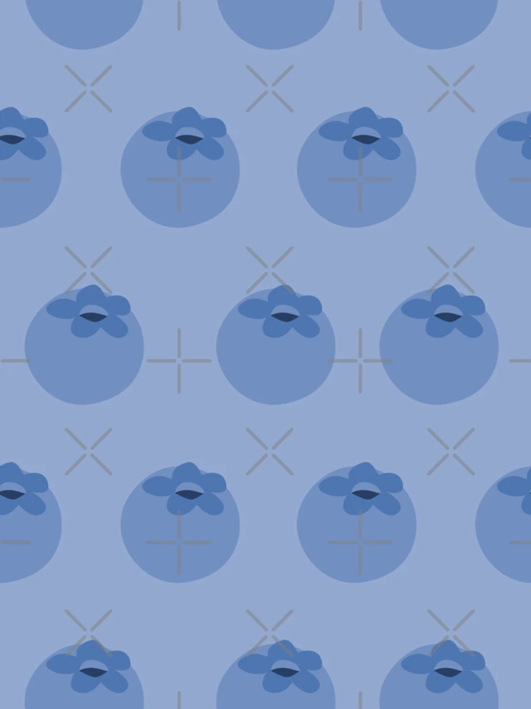 Thumbnail 4 of 4, iPhone Case, Berry Blue Pattern designed and sold by Romi-Studio.