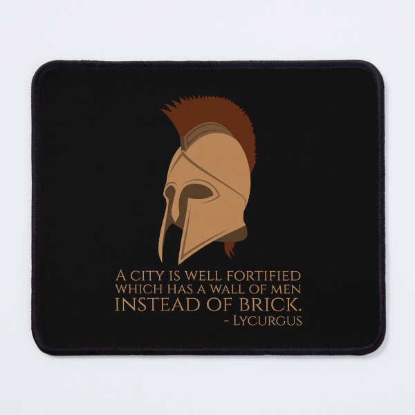 Item preview, Ancient Greek Quote - Lycurgus Of Sparta - History Of Greece designed and sold by Styrman.