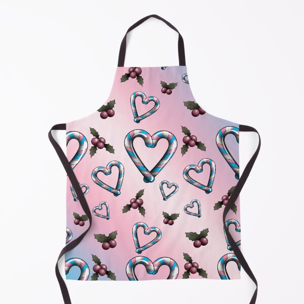 Item preview, Trans Candy Cane Heart  designed and sold by RetroCoven.