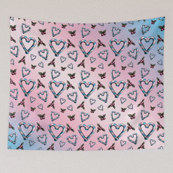Item preview, Trans Candy Cane Heart  designed and sold by RetroCoven.