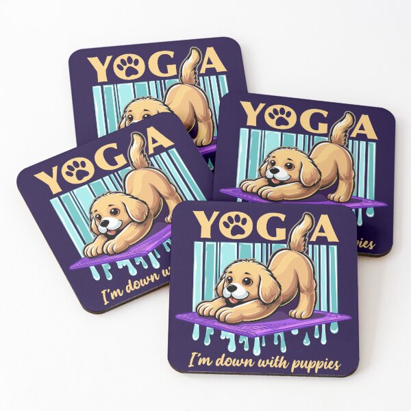 Item preview, Yoga - I'm down with Puppies Dog Pose Design designed and sold by SunNoonPark.