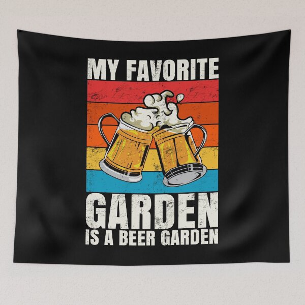 Item preview, My Favorite Garden Is A Beer Garden designed and sold by creativevogue.
