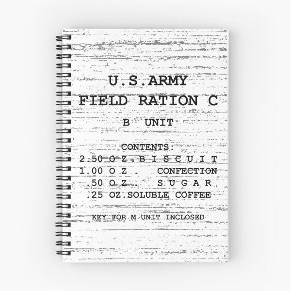 Item preview, US Army Field Ration C designed and sold by GetItGiftIt.