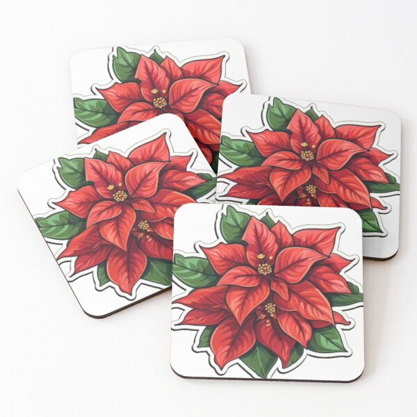 Item preview, Festive Poinsettia Design designed and sold by Adamsshop24.