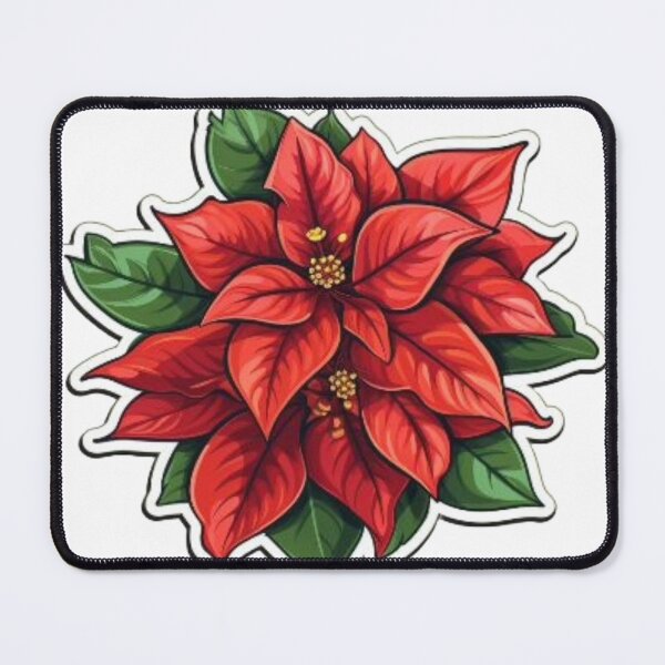 Item preview, Festive Poinsettia Design designed and sold by Adamsshop24.