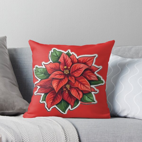Item preview, Festive Poinsettia Design designed and sold by Adamsshop24.