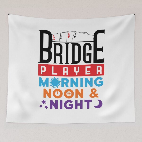 Item preview, Bridge Player Morning Noon and Night designed and sold by jaygo.
