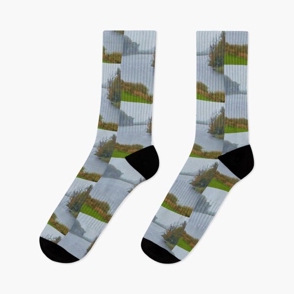 Item preview, Waterways in Ireland on a rainy day designed and sold by Nicholes  Dream Visions.