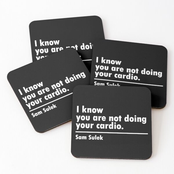 Item preview, You are not doing your Cardio - Sam Sulek Gym Quote designed and sold by felixpauli.