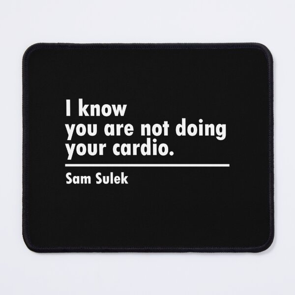 Item preview, You are not doing your Cardio - Sam Sulek Gym Quote designed and sold by felixpauli.