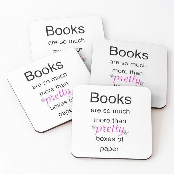 Item preview, Books are so much more than pretty boxes of paper - pretty text designed and sold by Clawberry.