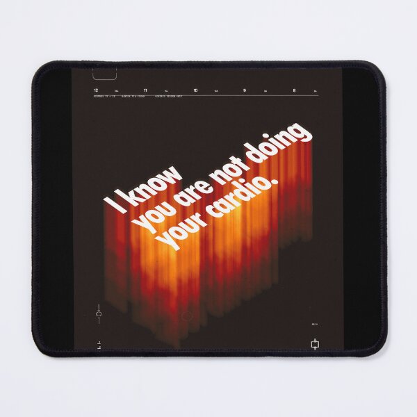 Item preview, You are not doing your Cardio - Poster Gym Quote designed and sold by felixpauli.