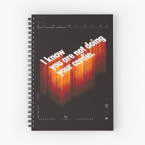 Item preview, You are not doing your Cardio - Poster Gym Quote designed and sold by felixpauli.