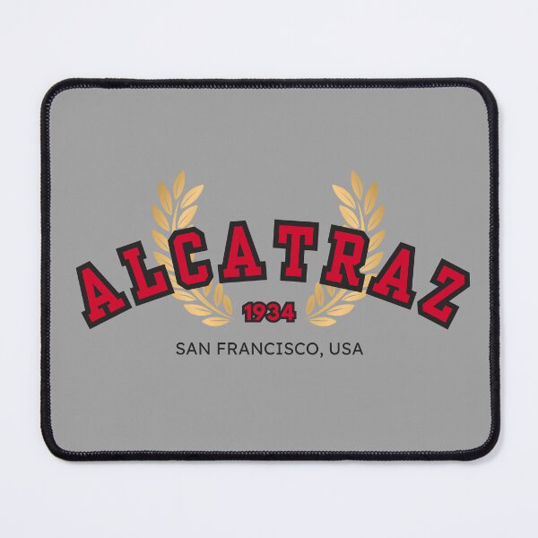 Item preview, Alcatraz Prison “Varsity,” Red and Black designed and sold by UNK-Fatigues.