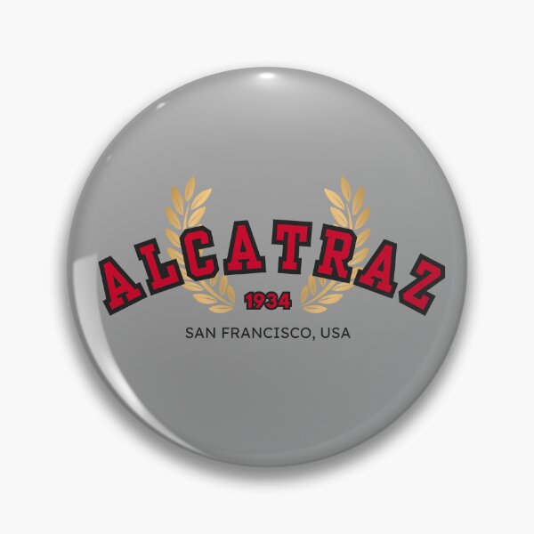 Item preview, Alcatraz Prison “Varsity,” Red and Black designed and sold by UNK-Fatigues.