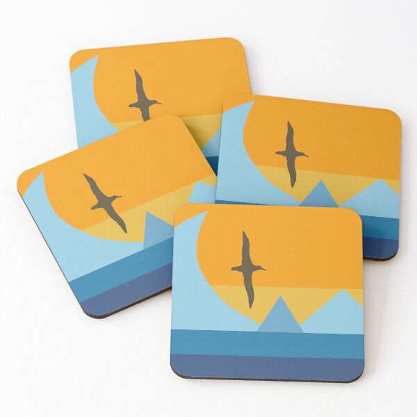 Item preview, Albatross flight in the sunset - Drake Passage designed and sold by NozomiStudio2.