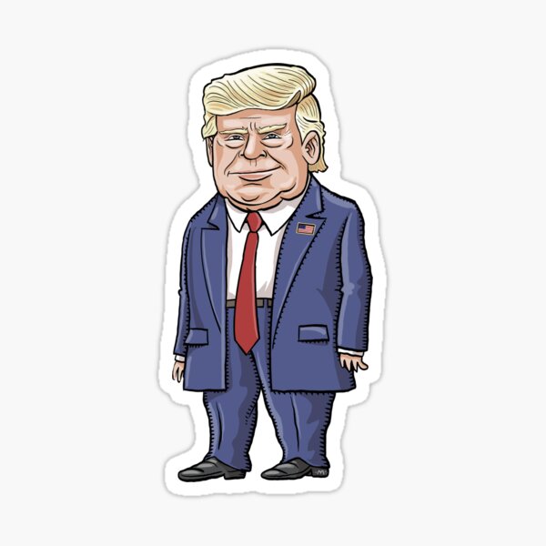 Donald J. Trump (2.0 edition) Sticker