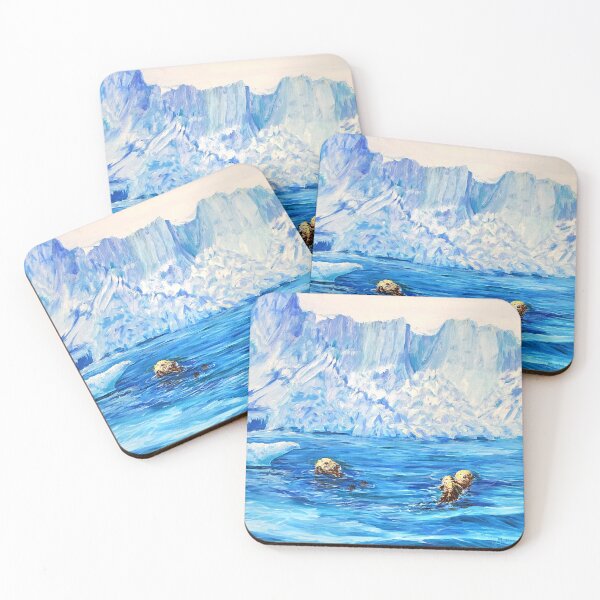 Item preview, Alaskan Otters designed and sold by MarthaTownerArt.
