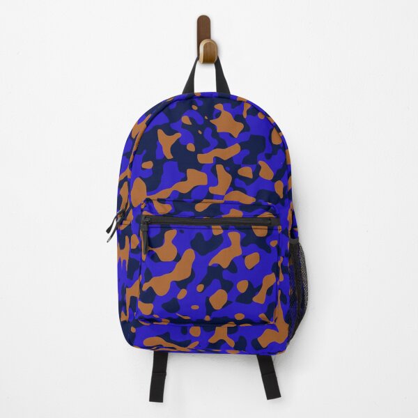 Item preview, Brown and Blue Camouflage Pattern with Dark Shades designed and sold by ModdiesColors.