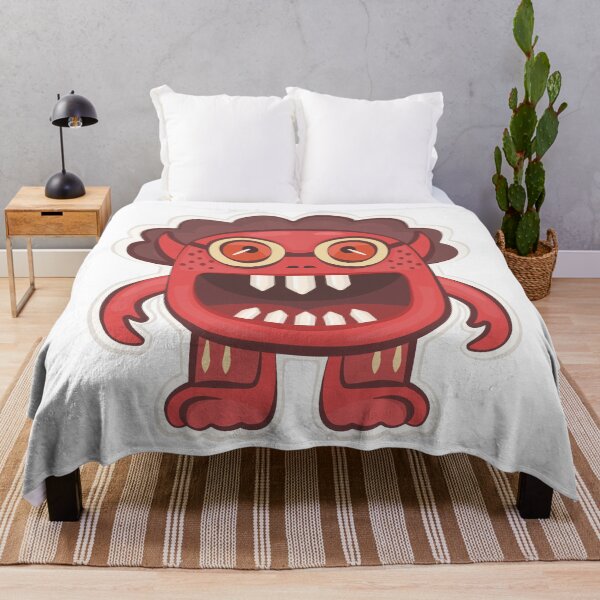 Item preview, Angry groovy monster, red character designed and sold by OM-lova.