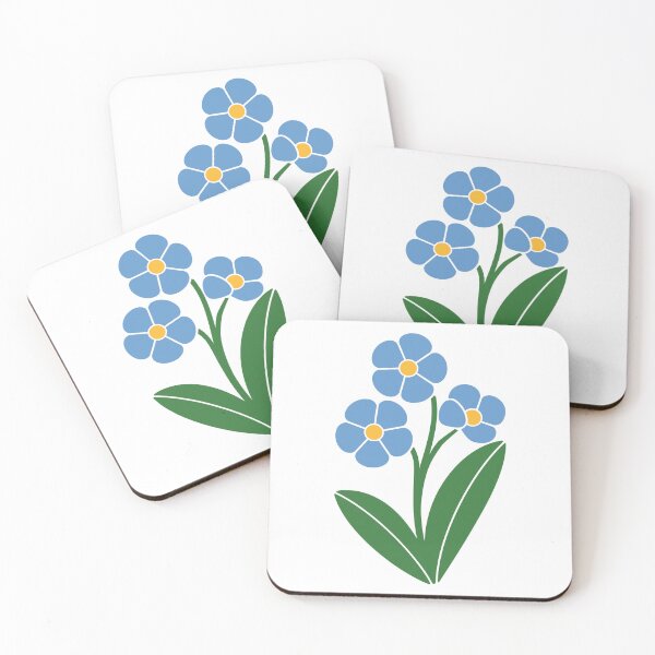 Item preview, Forget-Me-Not Flowers designed and sold by theartfulaspie.