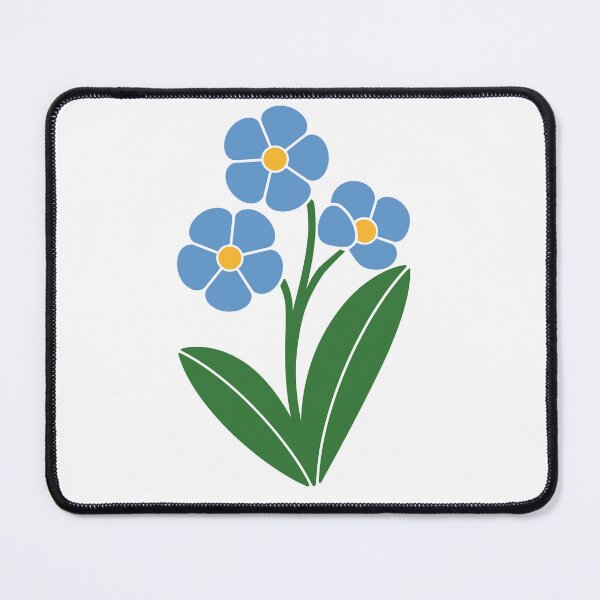 Item preview, Forget-Me-Not Flowers designed and sold by theartfulaspie.