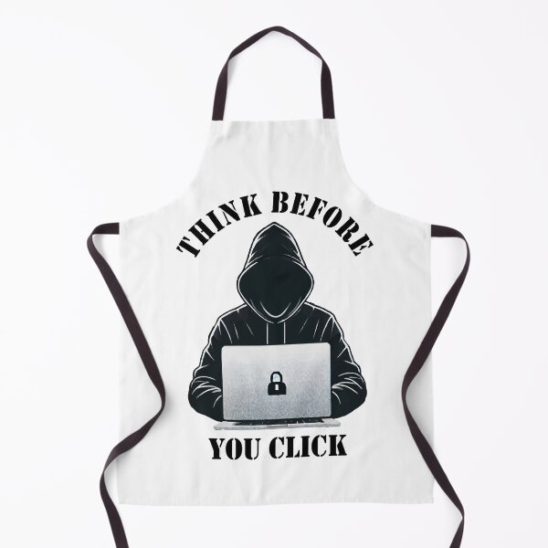 Item preview, Think Before You Click - Cybersecurity Awareness designed and sold by HandicraftArt.